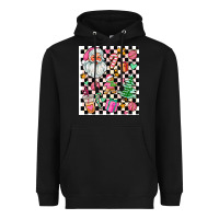 Black pink christmas elementary Heavyweight Hoodie - AdoDesignShop