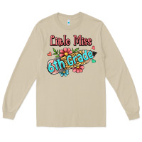 Mushroom little miss sixth grade Long Sleeve Tee - RanaPortraitStore
