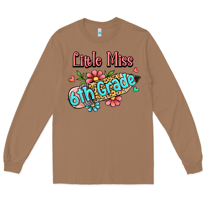 Little Miss Sixth Grade Long Sleeve Tee by RanaPortraitStore | Teevron
