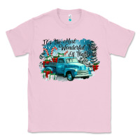 Bubblegum Pink its the wonderful time of the year truck Classic Tee - CowGirlArtShop