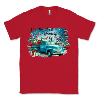 Red its the wonderful time of the year truck Classic Tee - CowGirlArtShop
