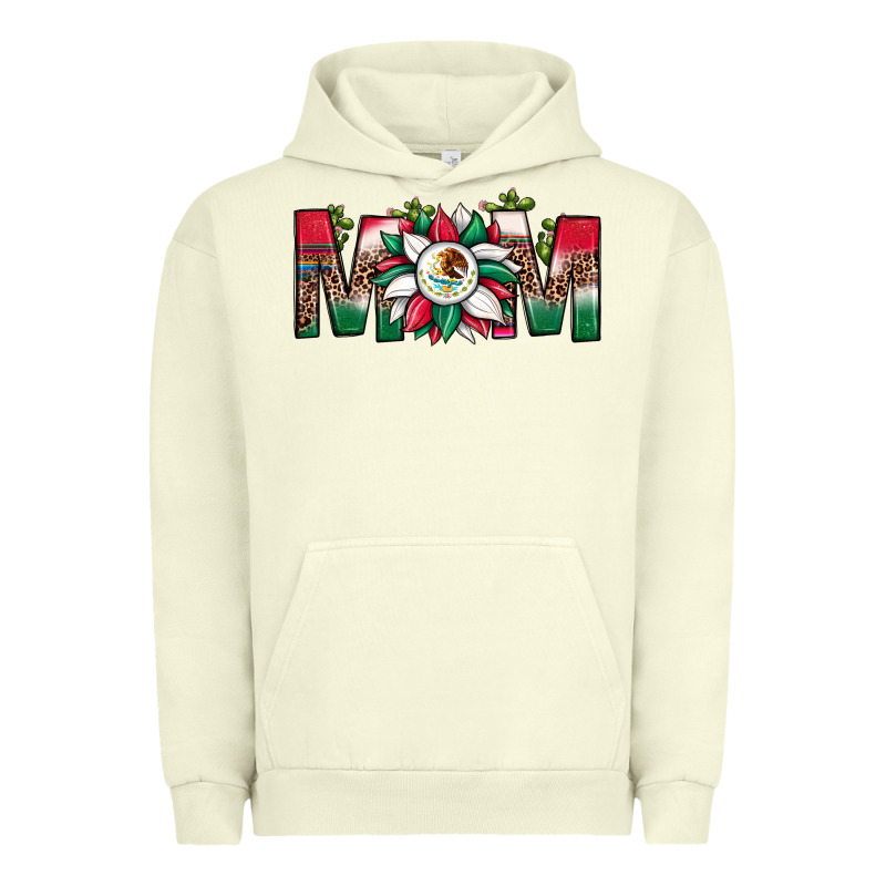 Mexican Flag Sunflower Mom Leopard Urban Hoodie by JahusDesignShop | Teevron