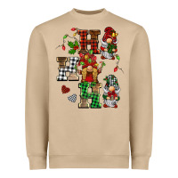 Mushroom christmas ho ho ho gnomes Heavyweight Sweatshirt - BarkalooDesign