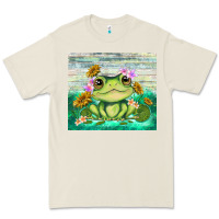 Bone frog with sunflower Premium Tee - TumblerDesignByShophia
