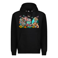 Black easter easter eggs Premium Hoodie - CowhideDigitalArt