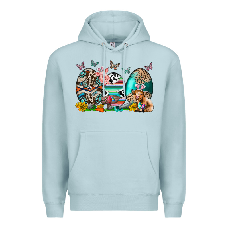 Easter Easter Eggs Premium Hoodie by CowhideDigitalArt | Teevron
