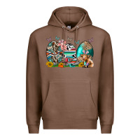 Chestnut easter easter eggs Premium Hoodie - CowhideDigitalArt