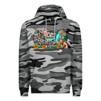 Slate Camo easter easter eggs Premium Hoodie - CowhideDigitalArt