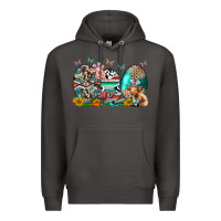 Smoke easter easter eggs Premium Hoodie - CowhideDigitalArt