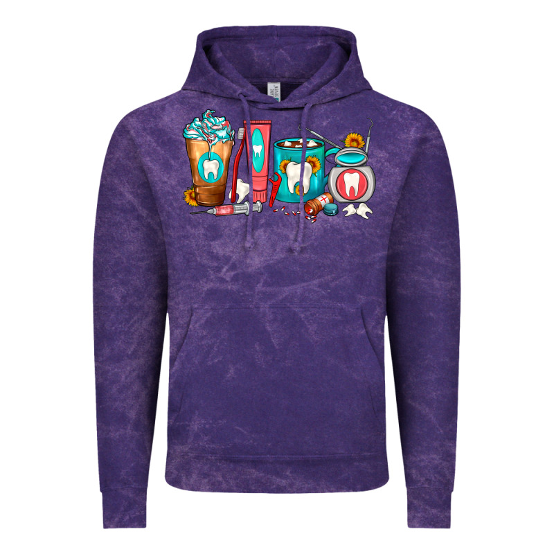 Dentist Coffee Cups Vintage Hoodie by FaDigitalArtStudio | Teevron