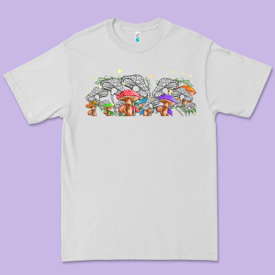 Magic Mushroom Premium Tee Designed By Tumblerdesignbyshophia