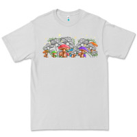 Dove Grey magic mushroom Premium Tee - TumblerDesignByShophia