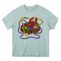 Arona mardi gras craw fish king cake with leopard Heavy Core Tee - RanaPortraitStore
