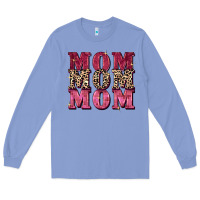 Colony Blue Mom mom mom Mother's Day Long Sleeve Tee - FaDigitalArtStudio