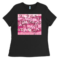 Black ribbon Ladies Tee - CowGirlArtShop