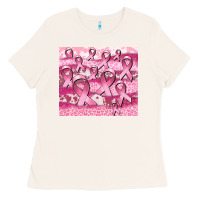 Bone ribbon Ladies Tee - CowGirlArtShop