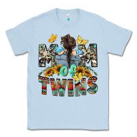 Dusty Blue mom of twins boys mother's day Classic Tee - CowGirlArtShop