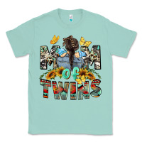 Seafoam mom of twins boys mother's day Classic Tee - CowGirlArtShop