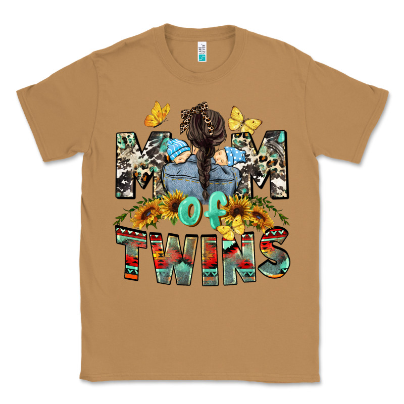 Mom Of Twins Boys Mother's Day Classic Tee by CowGirlArtShop | Teevron