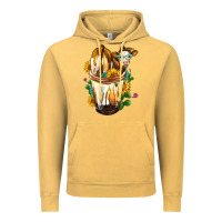 Vintage Mustard Simmental Cow Bobba Cup Vintage Hoodie - FaDigitalArtStudio