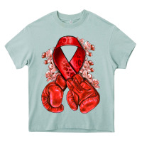 Arona Red ribbon with boxing gloves Heavy Core Tee - NancyCooperArtShop