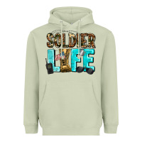 Matcha soldier  life Heavyweight Hoodie - AdoDesignShop