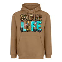 Toasted Coconut soldier  life Heavyweight Hoodie - AdoDesignShop
