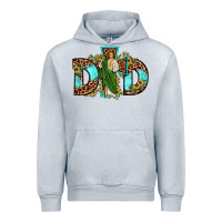 Heather Grey dad san judas sunflower leopard turquoise Urban Hoodie - JahusDesignShop