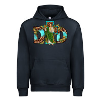 Navy dad san judas sunflower leopard turquoise Urban Hoodie - JahusDesignShop