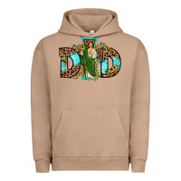 Pigment Burro dad san judas sunflower leopard turquoise Urban Hoodie - JahusDesignShop