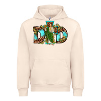 Sandshell dad san judas sunflower leopard turquoise Urban Hoodie - JahusDesignShop