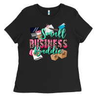 Black small business baddie Ladies Tee - CowGirlArtShop