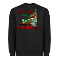 Black christmas time in new york Heavyweight Sweatshirt - BarkalooDesign