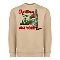 Christmas Time In New York Heavyweight Sweatshirt | Teevron