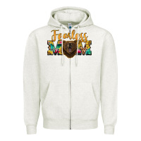 Fearless Mom Bear Zipper Hoodie | Teevron