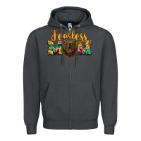 Smoke fearless mom bear Zipper Hoodie - BarkalooDesign