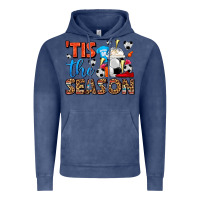 Vintage Denim tis the season  soccer  frappe coffee Vintage Hoodie - FaDigitalArtStudio