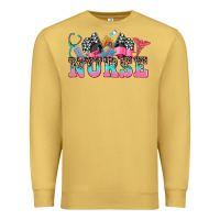 Antique Gold nurse with race and  equipment Premium Sweatshirt - AdoDesignShop