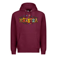 Burgundy spanish maestra teacher Premium Hoodie - RanaPortraitStore