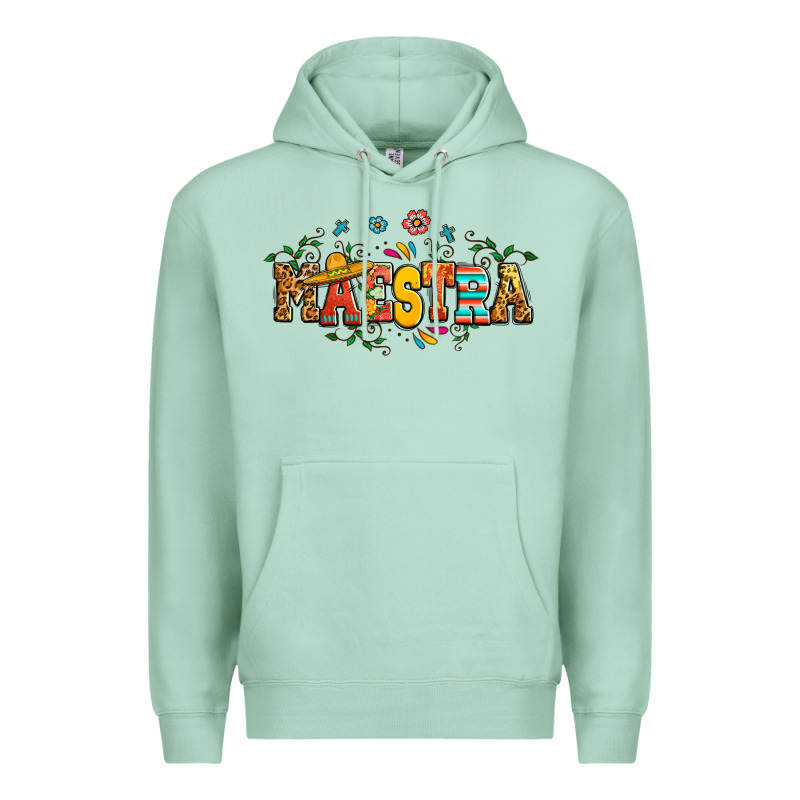 Spanish Maestra Teacher Premium Hoodie by RanaPortraitStore | Teevron