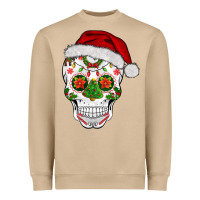 Mushroom sugar skull  christmas Heavyweight Sweatshirt - BarkalooDesign