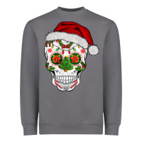 Storm sugar skull  christmas Heavyweight Sweatshirt - BarkalooDesign