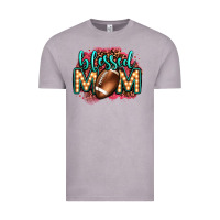 Vintage Zinc blessed american football mom lightbulb letters Vintage Tee - OliviaCreatesArt