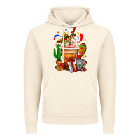 Vintage Artic Mexican Frappe With Cactus Sombrero And Maracas Vintage Hoodie - FaDigitalArtStudio