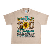 French Oak with god all things are possible Urban Heavy Tee - OliviaCreatesArt