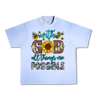 Grape Ice with god all things are possible Urban Heavy Tee - OliviaCreatesArt