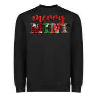 Black christmas merry mini Heavyweight Sweatshirt - BarkalooDesign