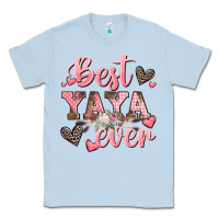 Dusty Blue best yaya ever mother's day Classic Tee - CowGirlArtShop