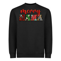Black Christmas merry mama Heavyweight Sweatshirt - BarkalooDesign