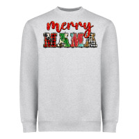 Heather Grey Christmas merry mama Heavyweight Sweatshirt - BarkalooDesign